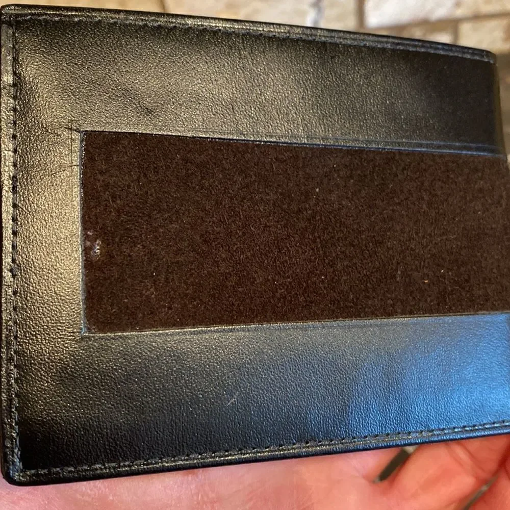 NWT SWANK Suede Stripe Wallet